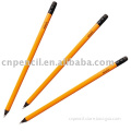 Yellow Body HB Black Wooden Pencil with eraser